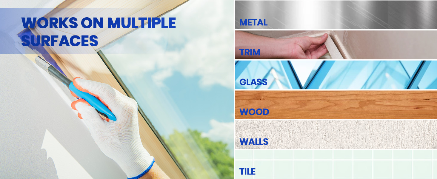 ADHES Blue Painters Tape Blue Tape, 6 Rolls x 1.88 Inch x 60 Yards