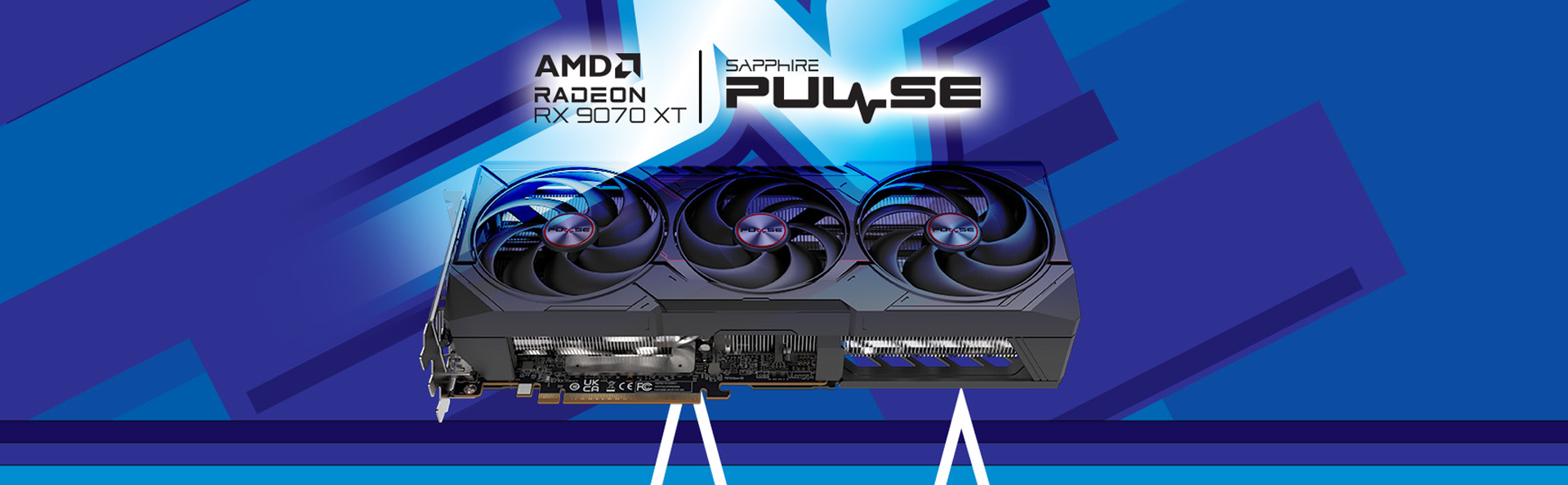 Sapphire gddr6 Pulse pci_e_x16 AMD Radeon RX 9070 XT Gaming 16GB Dual HDMI/Dual DP