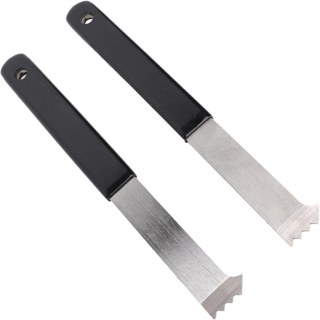 Professional Paver Puller Tool, Galvanized Steel Brick Extractor with Joint Scraper, Landscape Stone Removal Tool
