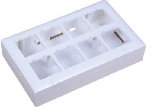 Eco-Friendly High Durability Plastic Modular Surface Gang Box Module 16 (vit)