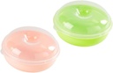 2pcs Bread Storage Containers Lids Bread Boxes Fresh Keeping Boxes Sandwich Storage Bin Set