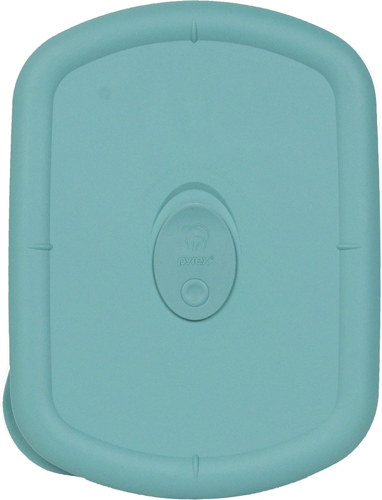 Pyrex 8212-VPC 3-Quart Rectangular Vented Replacement Turquoise Lid (Length: 11.75in X Width: 9.25in X Height: 1.5in)