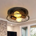 Sunco Entryway Light Fixture, Vintage Hallway Flush Mount Ceiling Light, Modern Farmhouse, 10 Inch Diameter, E26 Bulb Base, Up to 100W, IP22 ETL