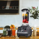 Generic High Power 2200W Commercial Grade Blender with Timer, 2L BPA-Free Jar, 9.05 x 19.68 x 7.87 in, Black