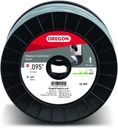 Oregon Magnum Gatorline 095 Trimmer Line Heavy Duty, Professional Square Weed Wacker String for Gas and Electric Grass Trimmer and Brushcutters, Fits Most Standard Models .095" x 685-Foot (22-895)