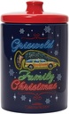 Department 56 National Lampoon's Christmas Vacation Griswold Family Christmas Treat Canister Storage Jar, 7.5 Inch, Multicolor