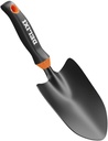 Generic Garden Tool Set, 3-use 2-piece set, suitable for plants and flowers, black/orange, regular packaging