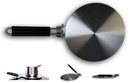 Foldable Induction Hob Heat Diffuser Stainless Steel, Gas Stovetop Heat Diffuser Ring Plate CookTop 8-9.5 inches (8)