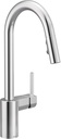 Moen Align Chrome One-Handle Modern Kitchen Pulldown Faucet with Reflex Docking System and Power Clean Spray Technology, 7565