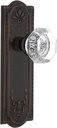 Nostalgic Warehouse Meadows Plate Single Dummy Waldorf Door Knob in Timeless Bronze