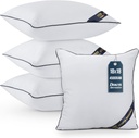 Utopia Bedding Throw Pillow Inserts (Pack of 4, White), 18 x 18 Inches Decorative Indoor Pillows for Sofa, Bed, Couch, Cushion Sham Stuffer