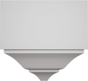 3 5/8"P x 7 1/4"W x 7 1/2"H Americraft Solid Paint Grade Wood Universal Mid Crown Moulding Coupler Block for Profiles up to 4"H x 3 5/8"P, Primed Pine