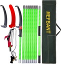 Pole Saw for Tree Trimming - 30 FT Extendable Tree Pruner, Long Handle Tree Trimmer, High Reach Branch Cutter, Heavy Duty Pole Pruning Saw, Tree Cutting Tool for Hard-to-Reach Branches
