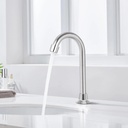 Full Set Hands-Free Foot Pedal Faucet Touchless Floor Mount Foot Control Faucet Single Cold Pedal Switch Valve Foot-Operated Mixer Tap for Bathroom Kitchen