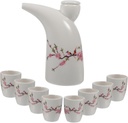 Authentic Horn Pot Wine Pot Cups Traditional Sake Kettle Suitable for Multiple Occasions
