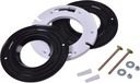 Oatey 43645 Closet Flange Spacer Kit with Gaskets, 1/2 in. Spacer, Closet Bolts, and Shims