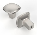10 Pack Kitchen Cabinet Knob Brushed Satin Nickel Square Dresser Knobs Drawer Knobs Kitchen Cabinet Hardware Knobs for Dresser Drawers