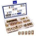 72PCS Metric M6 Barrel Nuts Cross Dowel Slotted Nuts Furniture Nut,M6 x 11mm/12mm/13mm/15mm/20mm Nut Kit for Beds Crib Chairs