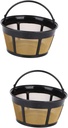 2pcs Stainless Filter Mesh Strainer for Home Brewing Coffee Funnel and Tea Making Tool for Camping and Family Gatherings