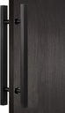 Door Handle Sets Door Pull Handle Sliding Barn Door Handle Modern Sliding Barn Door Handle,Modern Square Pull Door Handle(Matte Black,60cm/24in)