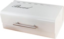 Galvanized Iron Large Bread Box Storage Box for Kitchen Snacks Fruit Airtight