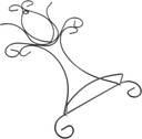 Elegant Iron Plate Easel Picture Easels for Display Plate Holder Display Stand