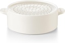 BUYDEEM A512 Ceramic Steam Rack for G32 Food Steamer, White