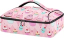 Cupcakes Insulated Casserole Bag Waterproof Thermal Tote Hot/Cold Carrier for Picnic,Camping, Fits 9"x13" Baking Dish