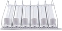 Drink Automatic Pusher Glide, ABS White Width Adjustable 12oz 16oz 16.9oz 20oz Refrigerator Soda Can Organizer for Beverage (38cm)