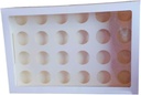 Cupcake Box 24 Count Cupcake Container for Biscuits Pastries Restaurant