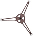 Microwave Oven Turntable Ring Support Triple Arm Rotating Stand Easy to Replace Bracket for Longevity Convenience
