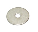 Pack of 100 Stainless Steel Fender Washers - 1/4 x 1-1/4-Inch Bolt Dropper Flat Washers for Screws and Bolts - Corrosion Resistant for Wood, Metal, and Wet Environments