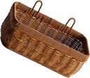 Storage Basket for Organizing Decorative Basket Storage Container Wall Hanging Decor for Kitchen, Brown