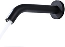 Touchless Motion Sensor Faucet Wall Mounted Concealed Automatic Robinet Hands-Free for Bathroom and Kitchen- CEC Watersense and DOE Certified Matte Black