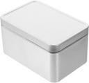VOSAREA Sugar Cube Container Tea Jar Lids Spice Jar Cookie Tin Tinplate Material Workmanship