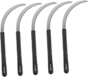 5pcs Manual Weeding Solid Handle Mowing Sickles Landscaping Tools for Gardening Easy to Use