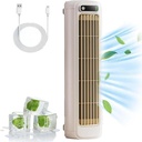 Sherum Cooling Ace, Portable Ac Portable Air Conditioner Quiet, 3 Wind Speeds, Smallest Portable Air Conditioner USB Charging, 24h Long-Lasting Battery Life -0203,Apricotwhite-25