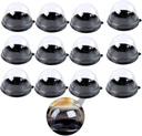 200pcs Round Moon Cake Box Cake Storage Case Box Sealable Lid for Desserts Baking