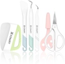 Xinart Vinyl Weeding Tools Set for Cricut Vinyl Weeder/Scraper/Spatula/Tweezers/Scissors Basic Weed Removal Tool Kit