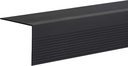 Stair Nosing & Edging - Stair Nose Molding Edge Protector - Black Anodized - 42"