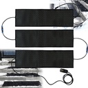 Heated Snow Melting Mats,10x30in (3pcs) Snow Melting Mats Outdoor,Electric Ice Melting Mats for Winter Snow Removal,Heated drivewayDriveway Walkway Mats Outdoor with 10ft Power Cord