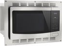 RecPro RV Kitchen Air Fryer & Convection Microwave with Trim Kit | 1.0 Cu. Ft. | 120V | 6 Cooking Modes (Stainless Steel)