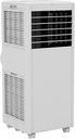 8000 BTU Portable Air Conditioner for Rooms up to 450 sq.ft, 3-in-1 Floor AC Unit, Cool, Dehumidifier and Fan, with Remote Control, LED Display and Window Kit, White