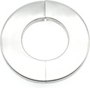 4.0" Stainless Steel Wall Split Flange 4pcs Split Decorative Escutcheon Self-Adhesive Wall-mounted Water Pipe Cover Accessories