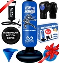 Marwan Sports 5-in-1 Inflatable Punching Bag for Kids – 63" Karate Toy Set with Boxing Gloves, Durable Fast Rebound, Active Play, Stress Relief Christmas/Birthday Gift for Boys & Girls Ages 4-12