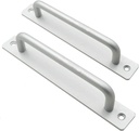 szhdxsy Pack of 2 Aluminium Alloy Sliding Barn Door Handle, Sliding Door Pull Handle,high Performance Handle, Cabinet Door Handles, Drawer knobs, Kitchen Handles,Cabinet Door knobs ，Silver