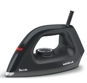 Havells Dry Iron Dazzle 1100 Watts, Iron Press, Greblon Non Sick Soleplate with German Technology| Shock Proof Body| Aerodynamic Design, 360° Swivel Cord|2 Years Door Step Warranty by Havells (Black)