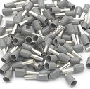 Rpi-butik - 4 SQMM (E4009) Wire Ferrules Copper Crimp Connectors,Wire Crimping Tool Kit, Insulated Cord Pin End Terminal, Color Gray Pack på 100 Pcs