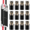 Förpackning med 12 2 Pin Cable Connector Plug, Car Plug Connector Connector Connection Terminal, 18-22AWG Wire Quick Splice Connector, Cable Crimp Connector, Cable Connector