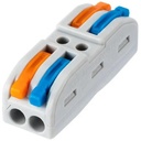 XELYTON Wire Clip Connector, Universal Connection Terminals, Circuit Inline Splices Electric Connectors, Quick Connect & Freely Assemble Electrical Splicing Kit för Compact (2 In 2 Out, 30)